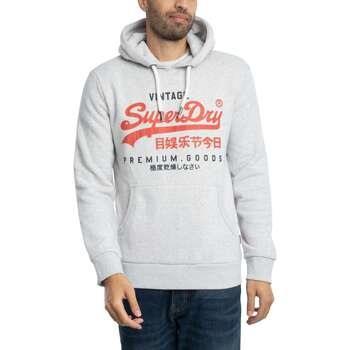 Sweat-shirt Superdry Sweat à capuche avec logo Duo Vintage