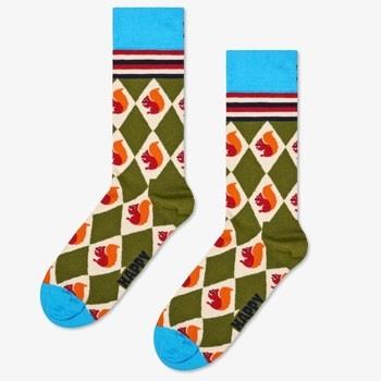 Chaussettes hautes Happy socks SQUIRREL ARGYLE SOCK