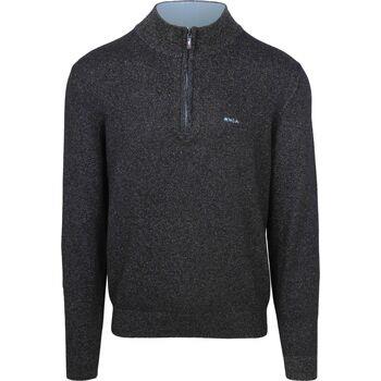 Sweat-shirt New Zealand Auckland NZA Pull Christopher Demi-Zip Marine ...