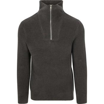 Sweat-shirt Marc O'Polo Pull Half Zip Anthracite