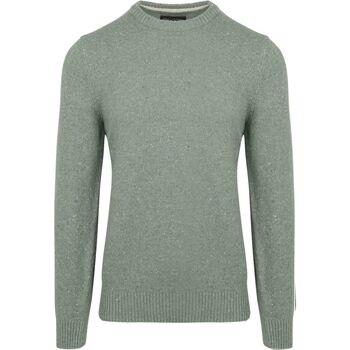 Sweat-shirt Marc O'Polo Pull Tweed Mix Laine Vert