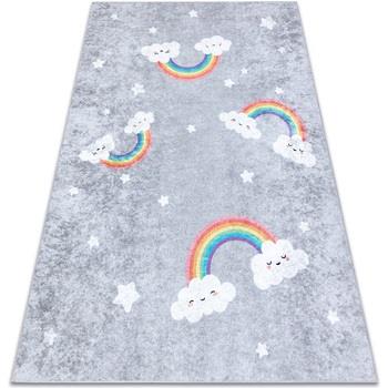 Tapis Rugsx Tapis lavable JUNIOR 52063.801 Arc-en-ciel, nuages 80x150 ...