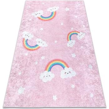 Tapis Rugsx Tapis lavable JUNIOR 51300.802 Arc-en-ciel, nuages 80x150 ...