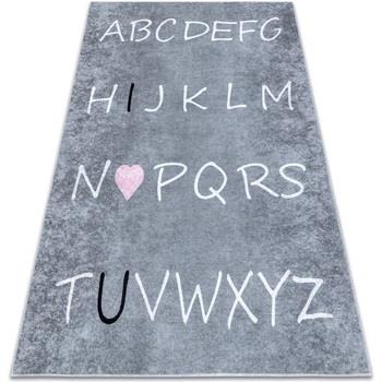 Tapis Rugsx Tapis lavable JUNIOR 52106.801 Alphabet pour les 80x150 cm