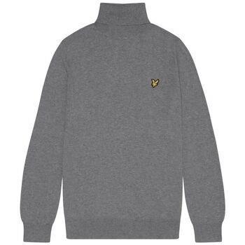 Pull Lyle &amp; Scott KN2103V COTTON MERINO-T28. MID GREY MARL