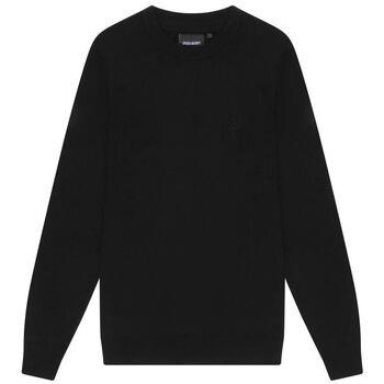 Pull Lyle &amp; Scott KN2121VC TONAL CREW MWRINO-Z86. BLACK