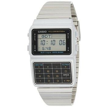 Montre Casio Montre Unisexe DATABANK CALCULATOR STEEL - MATT CASE Gris