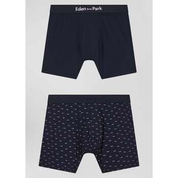 Caleçons Eden Park Lot de 2 boxers marine