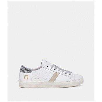 Baskets Date D.A.T.E. Hill Low Calf White Silver