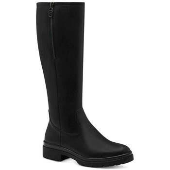 Bottines Tamaris black casual closed long heeled boot