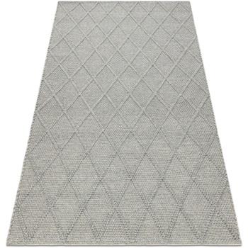 Tapis Rugsx Tapis en laine TAHAR 99001G gris - 90x150 cm