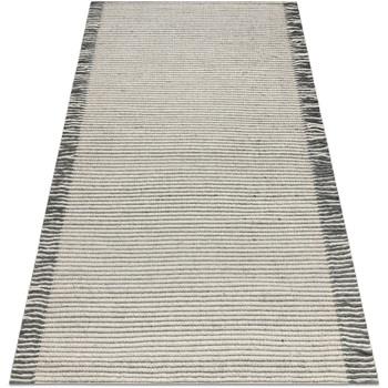 Tapis Rugsx Tapis en laine TAHAR 99003F crème / 90x150 cm