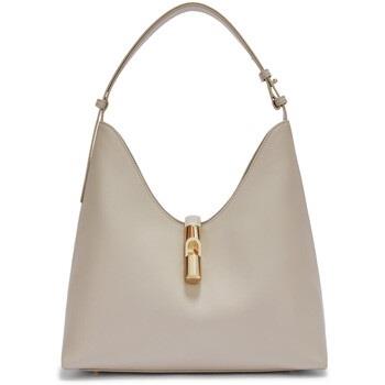 Sac a main Furla Sac Drop en cuir lisse ivoire