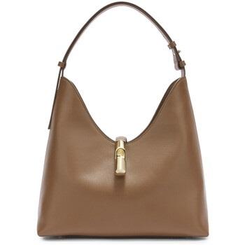 Sac a main Furla Sac Drop en cuir lisse cognac