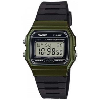 Montre Casio Montre Unisexe VINTAGE Noir Vert (Ø 35 mm)