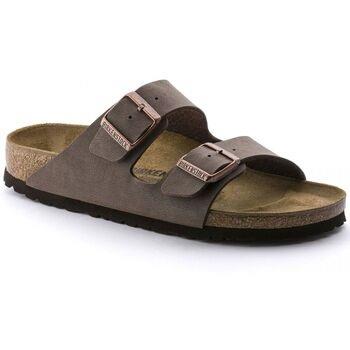 Sandales Birkenstock ARIZONA BIRKO FLOR-151183 NUBUCK MOCCA