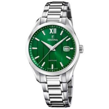 Montre Festina Montre Homme F20026/3 Vert Argenté