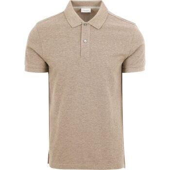 T-shirt Profuomo Piqué Poloshirt Beige