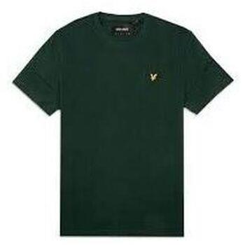 T-shirt Lyle &amp; Scott TS400VOG PLAIN T-SHIRT-W486 DARK GREEN