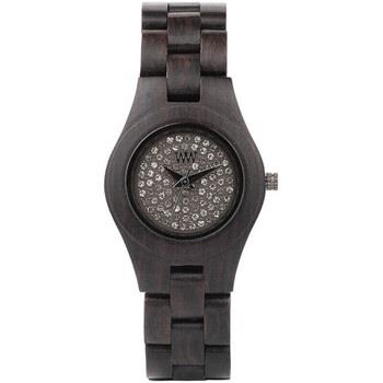 Montre We Wood Montre Femme MOON CRYSTAL BLACK