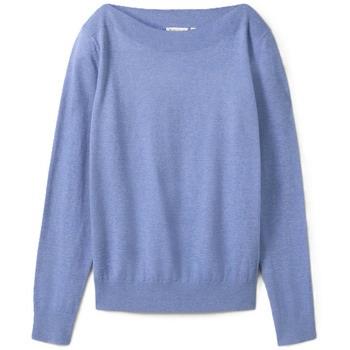 Pull Tom Tailor - Pull col bardot - bleu