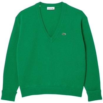 Sweat-shirt Lacoste Pull femme Ref 57910 LDM Vert