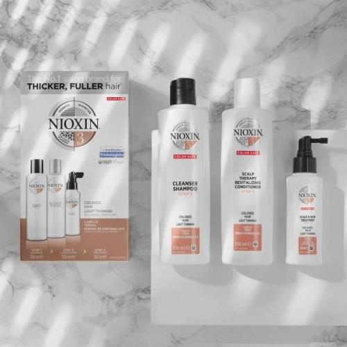 NIOXIN 3-Part System 3 Scalp & Hair Treatment for Coloured Hair with L...