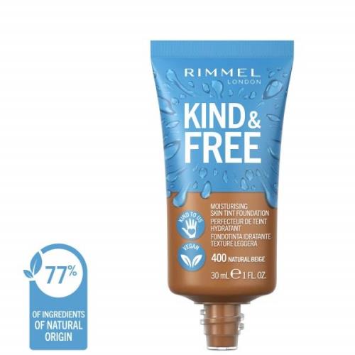 Rimmel Kind and Free Skin Tint Moisturising Foundation 30ml (Various S...