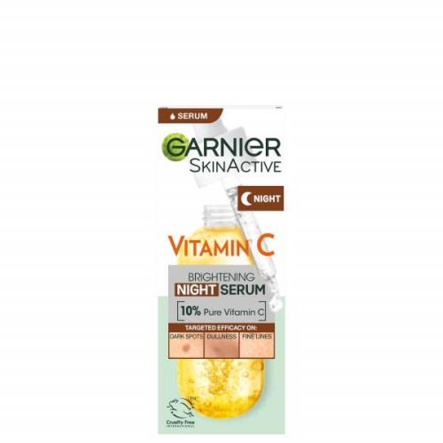 Garnier Anti Dark Spot Night Serum 10% Pure Vitamin C and Hyaluronic A...