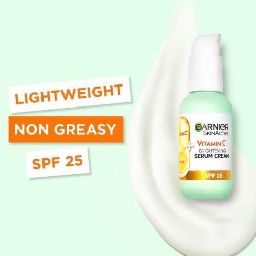 Garnier Vitamin C Serum Cream with 20% Vitamin C and SPF25 50ml