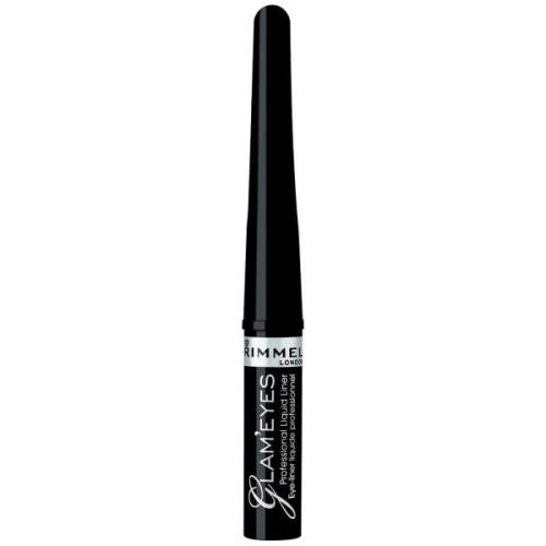 Rimmel London Glameyes Professional Liquid Eyeliner – 01 – Black Glamo...