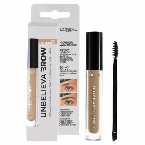 L'Oréal Paris Unbelievabrow Long-Lasting Brow Gel 3.4ml (Various Shade...