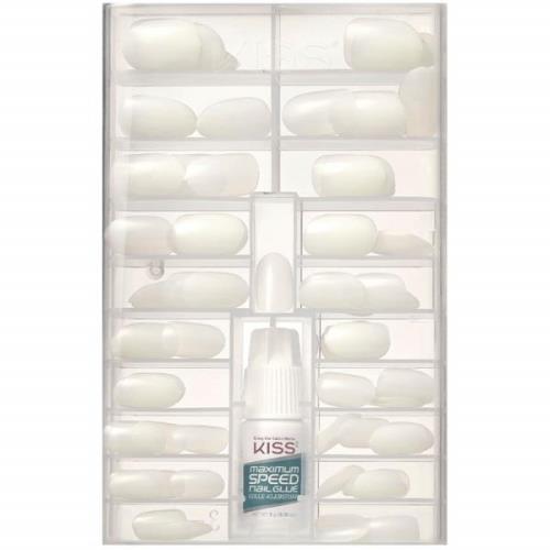 Faux ongles KISS 100 (différentes tailles) - Taille : Active Oval