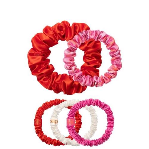 Slip Pure Silk Assorted Scrunchie Cracker - Scarlet