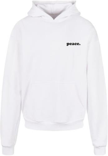 Sweatshirt 'Peace - Wording Peace White and Peace'
