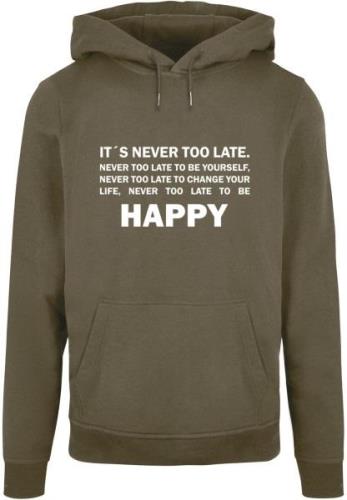 Sweatshirt 'Never Too Late'