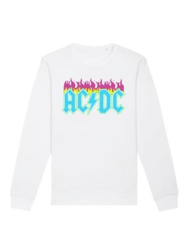 Sweatshirt 'ACDC Neon Flames'