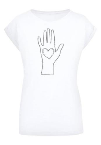 Shirt 'Peace - Scribble Hand Heart'