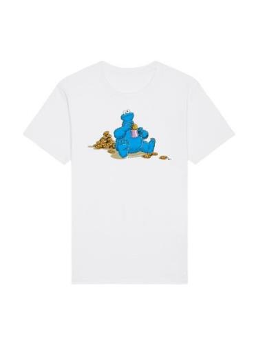 Shirt 'Sesamstraße Cookie Monster Coockietime'