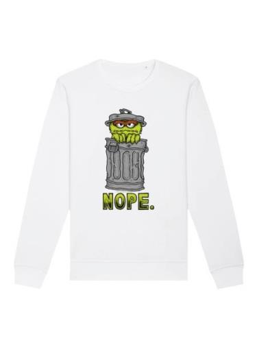 Sweatshirt 'Sesamstraße Oscar Nope'