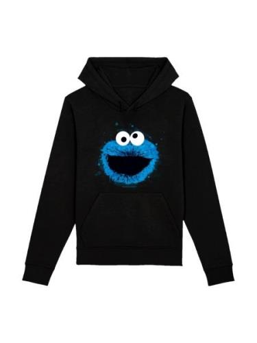 Sweatshirt 'Sesamstraße Cookie Monster Watercolor'