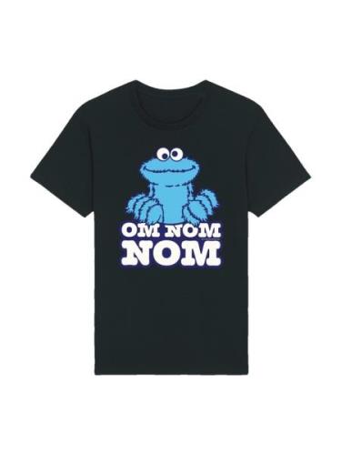 Shirt 'Sesamstraße Cookie Monster Nom Nom'