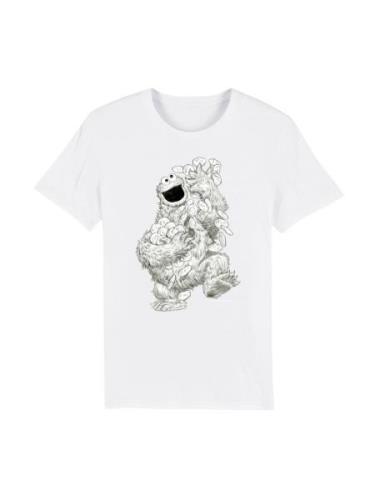 Shirt 'Sesamstraße Cookie Monster Pencil Drawing'