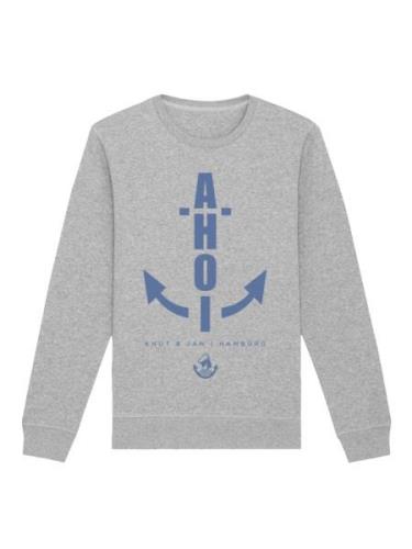 Sweatshirt 'Ahoi Anker Blau Knut & Jan Hamburg'