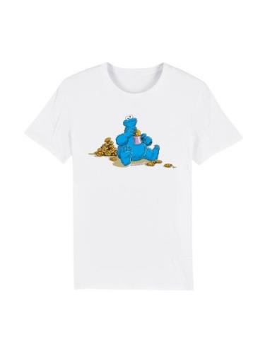 Shirt 'Sesamstraße Cookie Monster Coockietime'