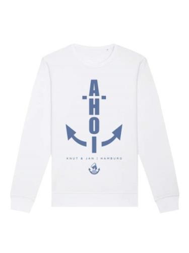 Sweatshirt 'Ahoi Anker Blau Knut & Jan Hamburg'