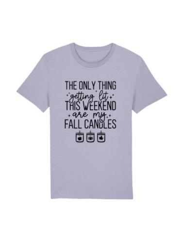 Shirt 'Getting lit fall candles'