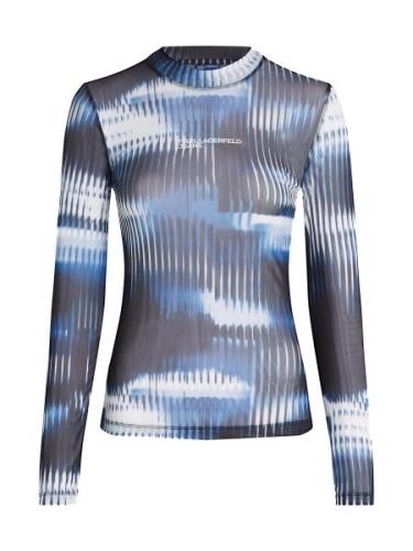 Top ' MESH-TOP MIT GLITCH-PRINT '