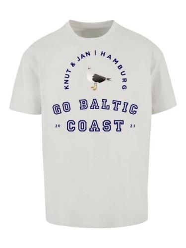 T-Shirt 'Möwe Knut & Jan Hamburg'