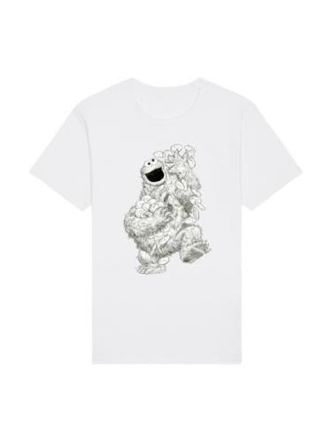 T-shirt 'Sesamstraße Cookie Monster Pencil Drawing'